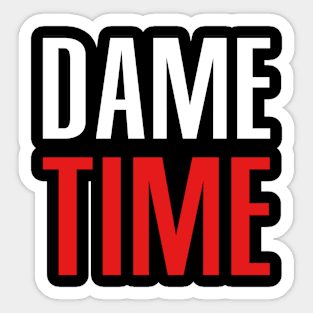 Dame Time Sticker